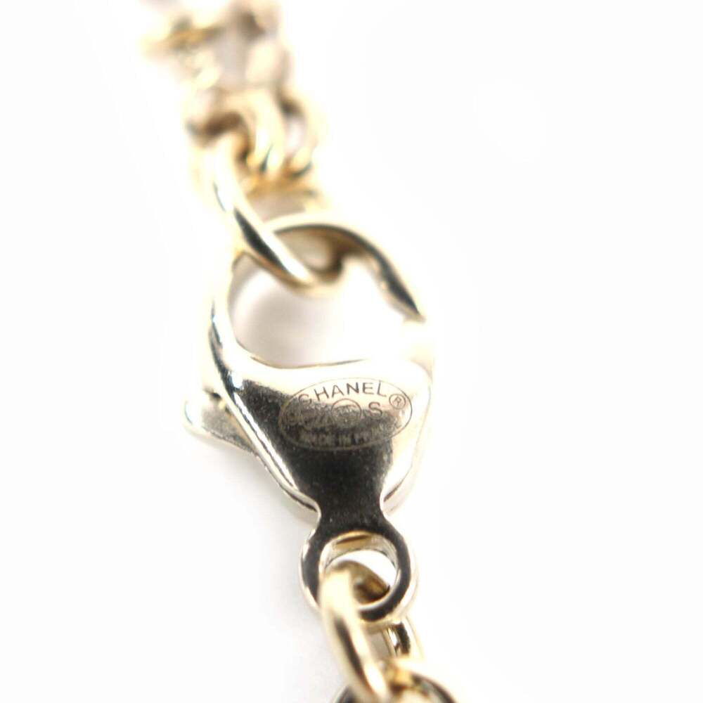 CHANEL Authentic Gold Logo Necklace - Picture 9 of 9